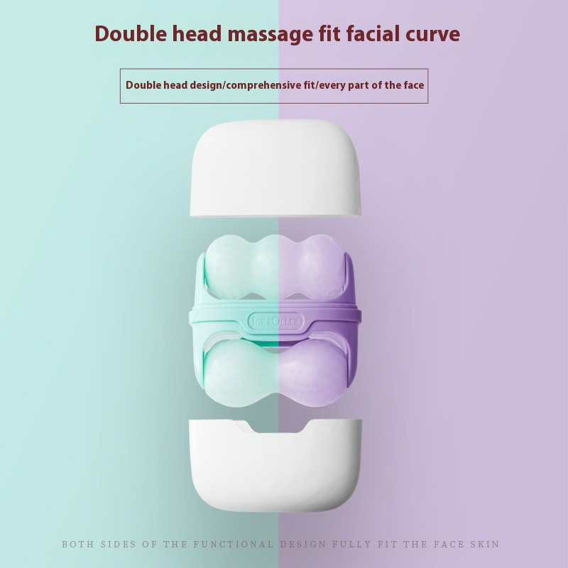 Double-headed Ice Roller Massage Cyro Therapy Device